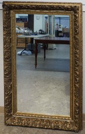 VICTORIAN GILT GESSO MIRROR, 5