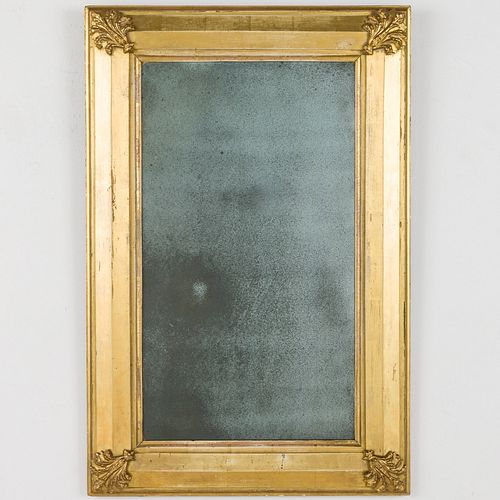 VICTORIAN GILTWOOD MIRROR, 19TH