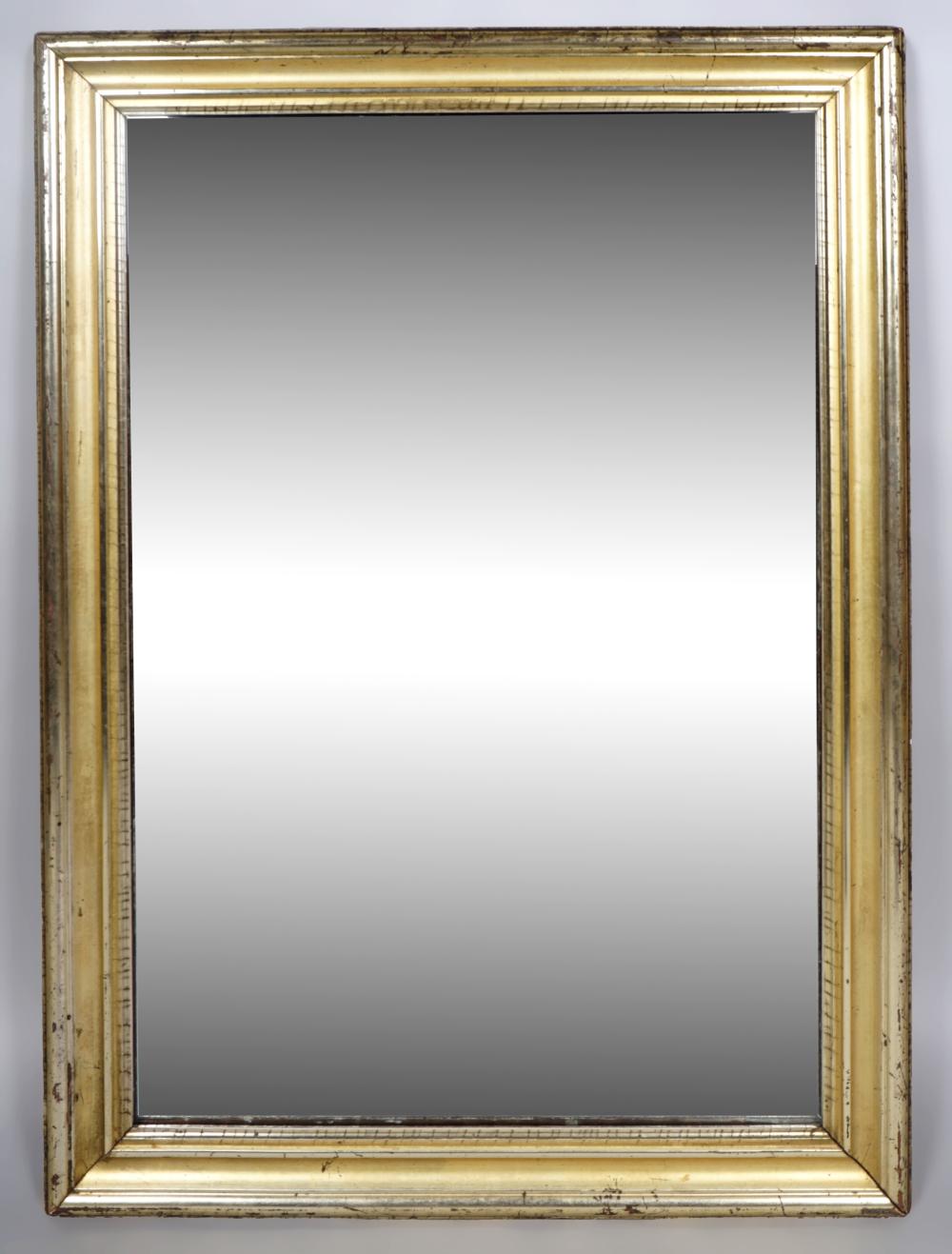 VICTORIAN GILTWOOD MIRROR, 19TH