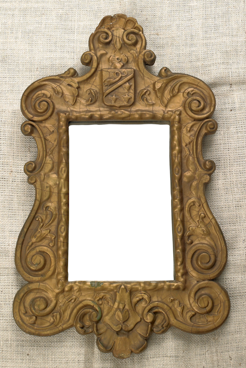Victorian giltwood mirror 24 1/4"