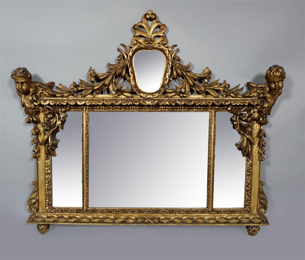 VICTORIAN GILTWOOD OVERMANTEL