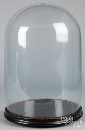 VICTORIAN GLASS DOME, 19TH