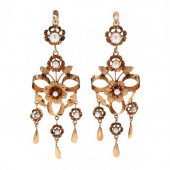 VICTORIAN GOLD AND PEARL CHAND
