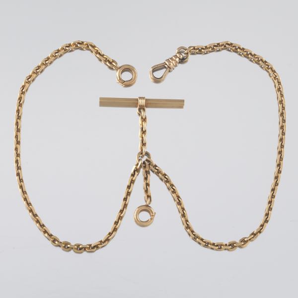 VICTORIAN GOLD DOUBLE ALBERT POCKET