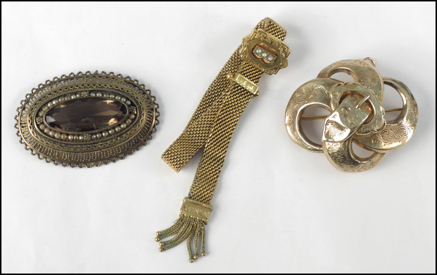 VICTORIAN GOLD FILLED MESH