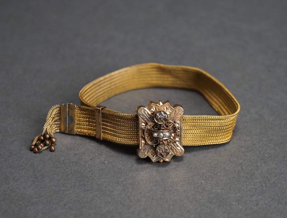 VICTORIAN GOLD FILLED SLIDE
