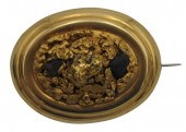 VICTORIAN GOLD NUGGET BROOCHVi