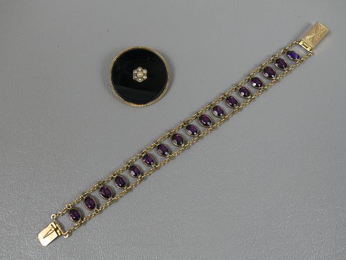 VICTORIAN GOLD PENDANT &