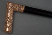 Victorian gold-plated handled