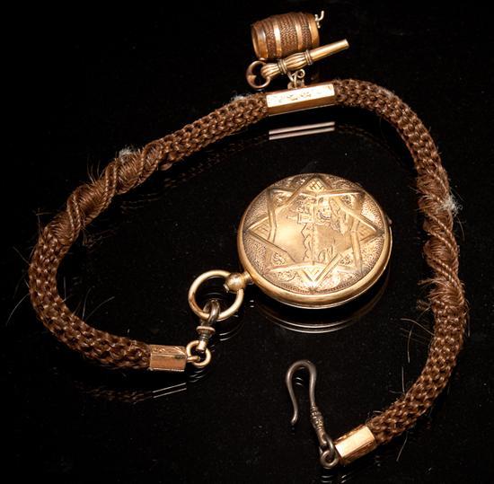Victorian gold plated locket,