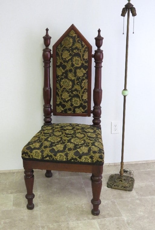 VICTORIAN GOTHIC REVIVAL MAHOGANY