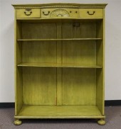 VICTORIAN GREEN PAINTED OPEN B