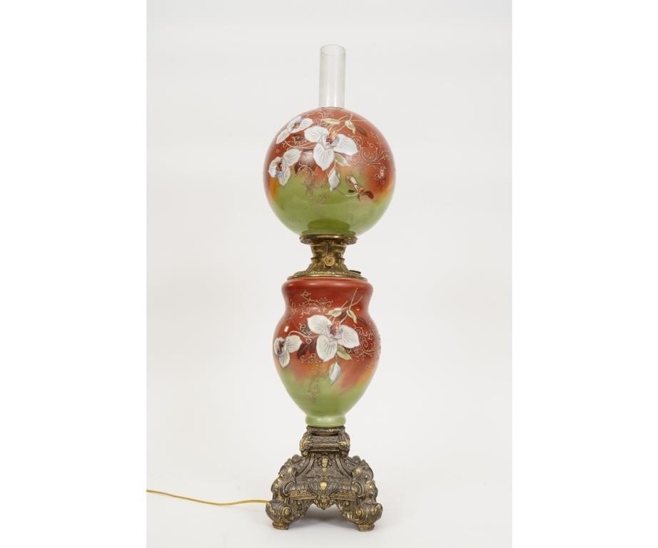 Victorian GWTW lamp with metal
