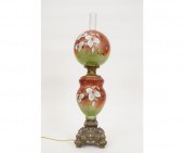 Victorian GWTW lamp with metal