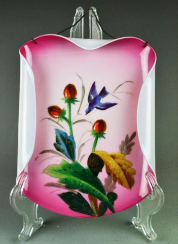 Victorian Hand-Painted Peachblow