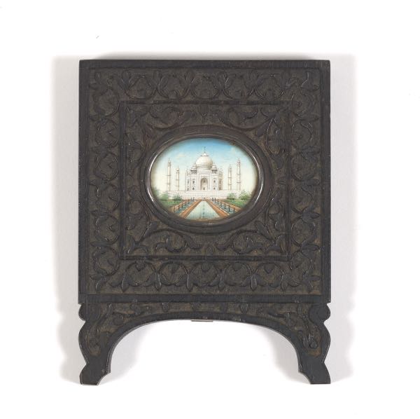 VICTORIAN HAND PAINTED TAJ MAHAL