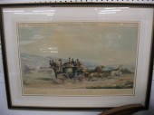 Victorian Handcolored Engravin