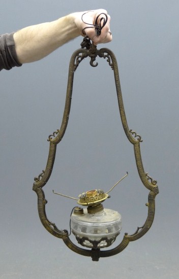 Victorian hanging lamp.