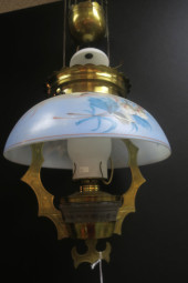 VICTORIAN HANGING PARLOR LAMP