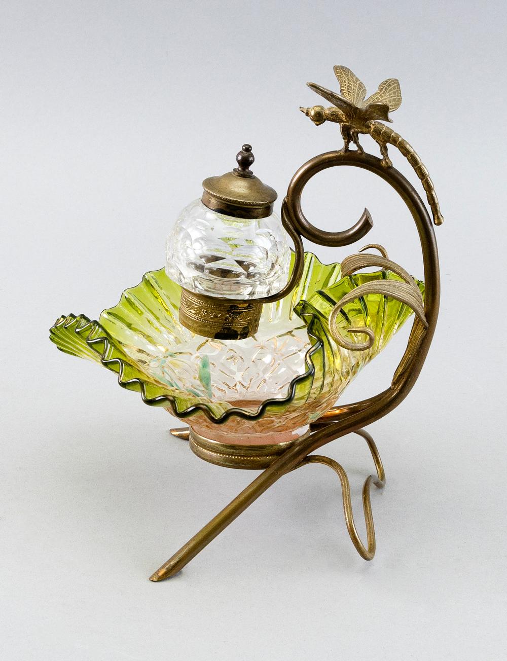 VICTORIAN INKWELL LATE 19TH/EARLY