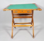 VICTORIAN INLAID FIGURED MAHOG