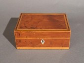 VICTORIAN INLAID FRUITWOOD HIN