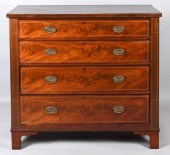 VICTORIAN INLAID MAHOGANY CHES
