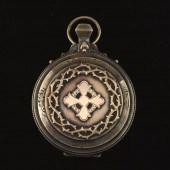 VICTORIAN IRISH SILVER PYX 1 ¾