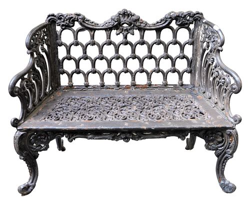 VICTORIAN IRON OUTDOOR GARDEN