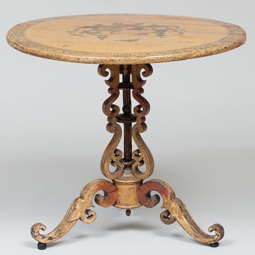 VICTORIAN JAPANNED AND