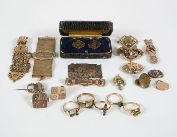 Victorian jewelry 19pc