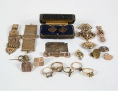 Victorian jewelry 19pc assortm