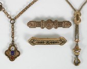 Victorian jewelry 4pc assortme