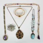Victorian jewelry 6pc. assortm