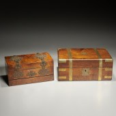 VICTORIAN JEWELRY BOX AND CAMP