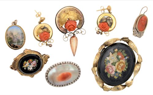 VICTORIAN JEWELRY LOTVictorian