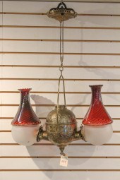 VICTORIAN KEROSENE TWO-LIGHT A