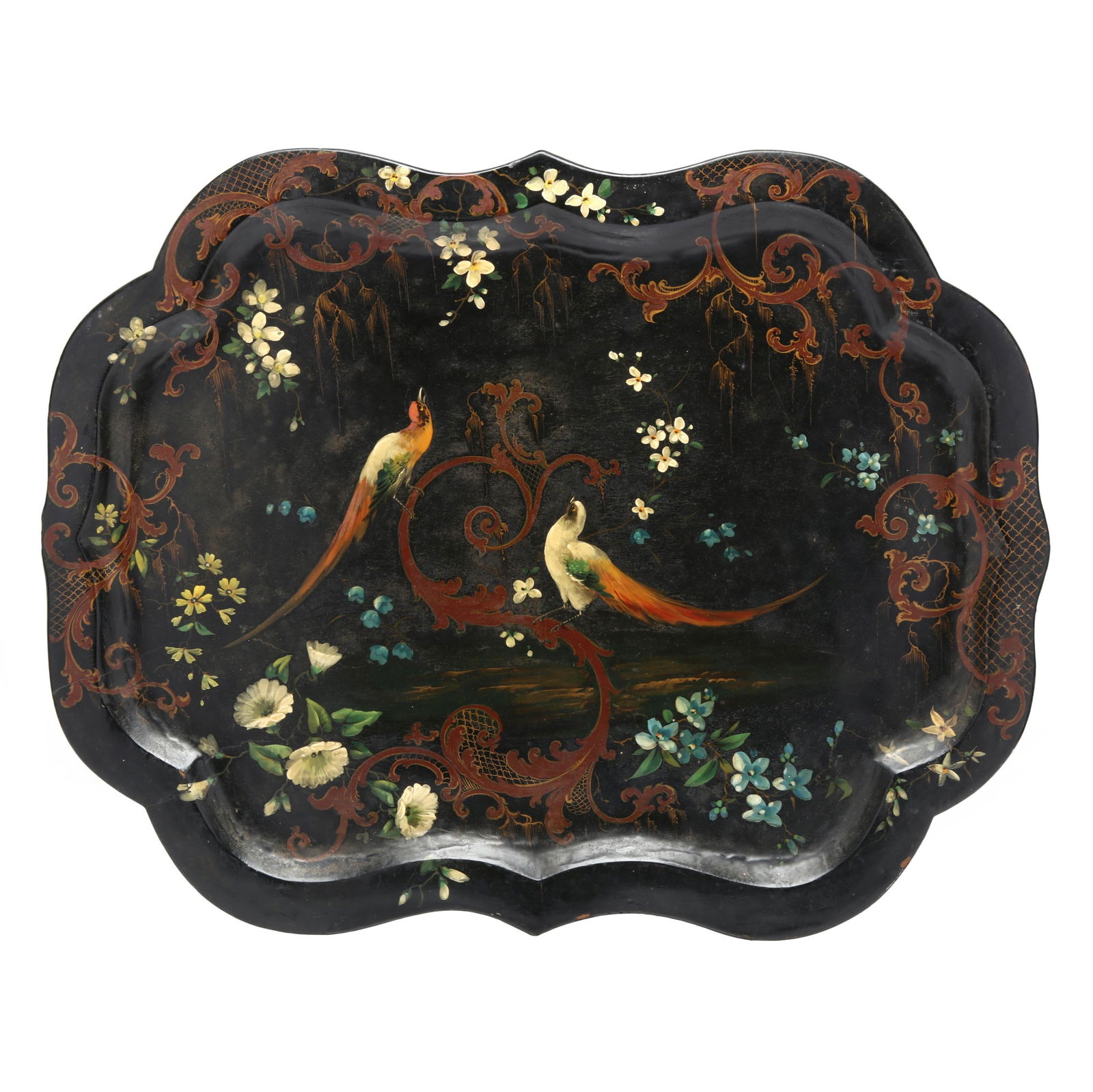 VICTORIAN LACQUERED PAPIER MACHE