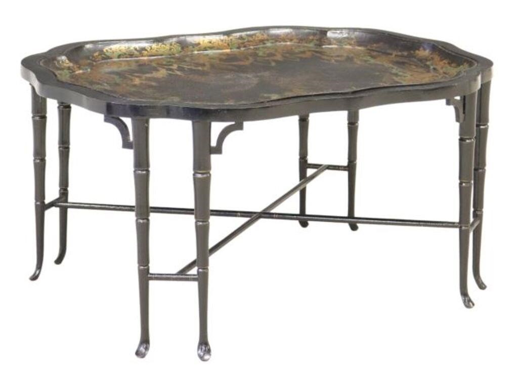 VICTORIAN LACQUERED PAPIER-MACHE