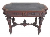VICTORIAN LIBRARY TABLE, C. 18