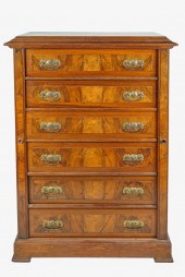 VICTORIAN LOCKSIDE CHEST OF DR