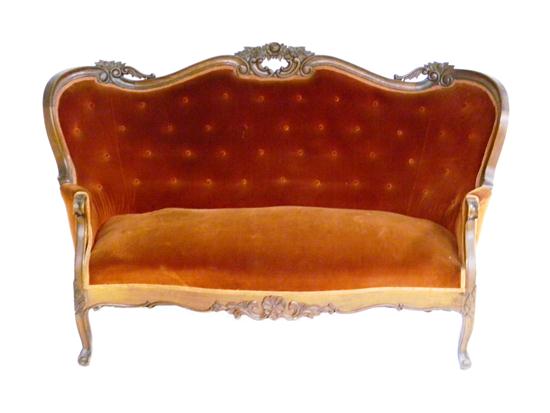 Victorian love seat  American 
