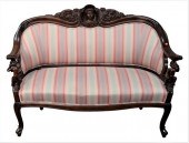VICTORIAN LOVESEAT HAVING PUTT