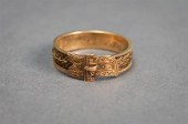 VICTORIAN LOW KARAT GOLD BRAID