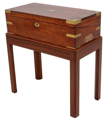 VICTORIAN MAHOGANY &AMP; BRASS
