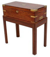 VICTORIAN MAHOGANY &AMP; BRASS