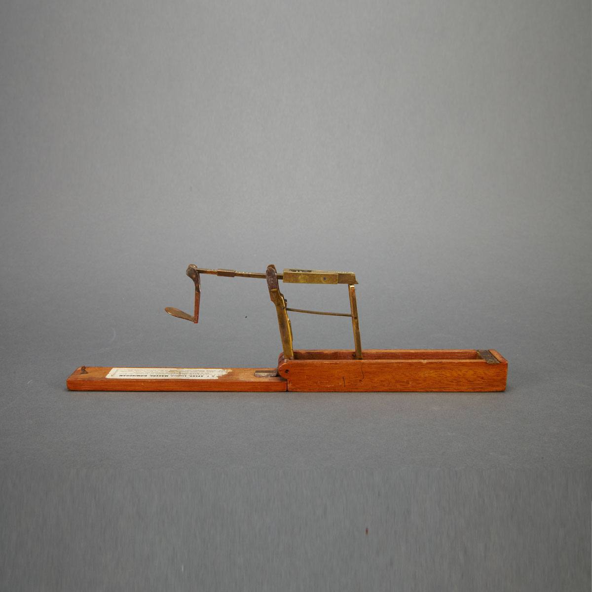Victorian Mahogany and Brass