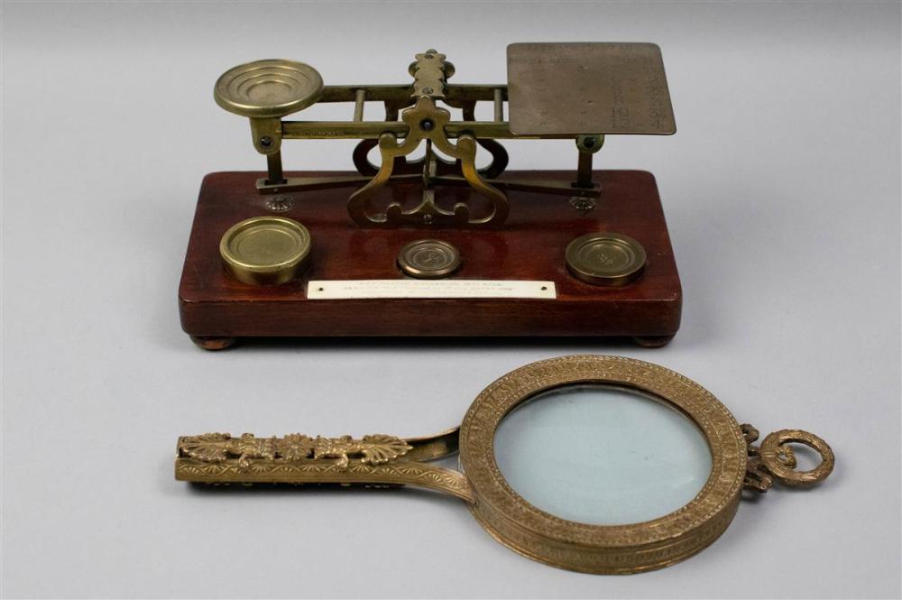 VICTORIAN MAHOGANY AND BRASS