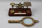 VICTORIAN MAHOGANY AND BRASS P