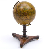 VICTORIAN MAHOGANY AND BRASS T